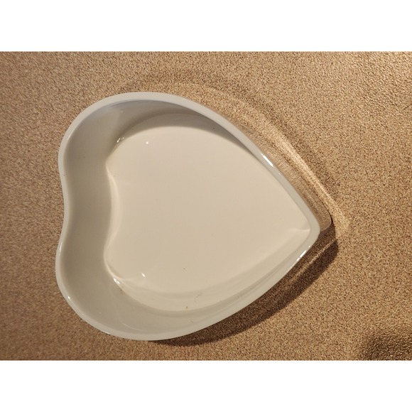 Spode Billingsley Rose Spray Jewelry Trinket Box Bone China Heart Shaped England - Picture 7 of 16